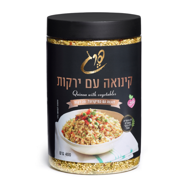 קינואה עם ירקות פרג